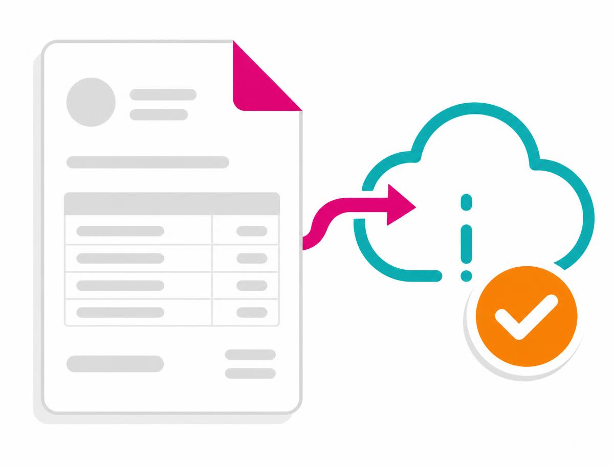 Infografía: factura electrónica en XML enviada a Hacienda y aceptada